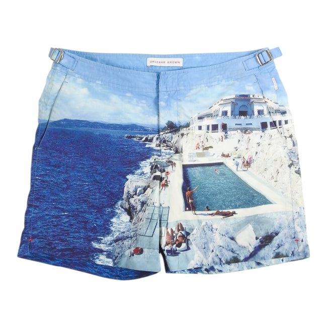 Orlebar Brown Poolside Print Swim Shorts Size 32