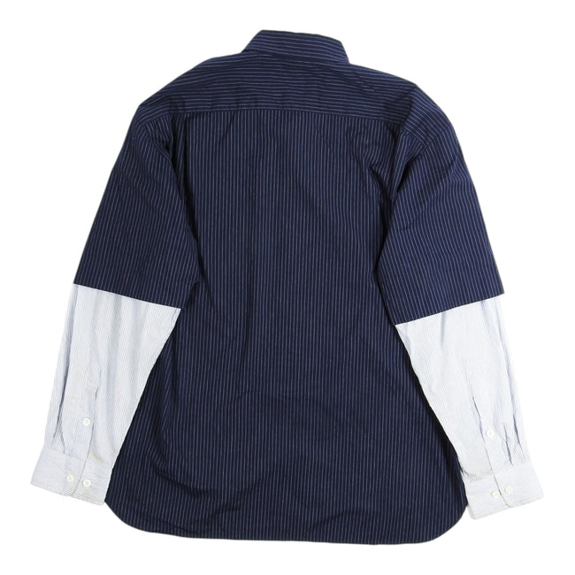 Dries Van Noten Layered Striped Shirt Size Medium