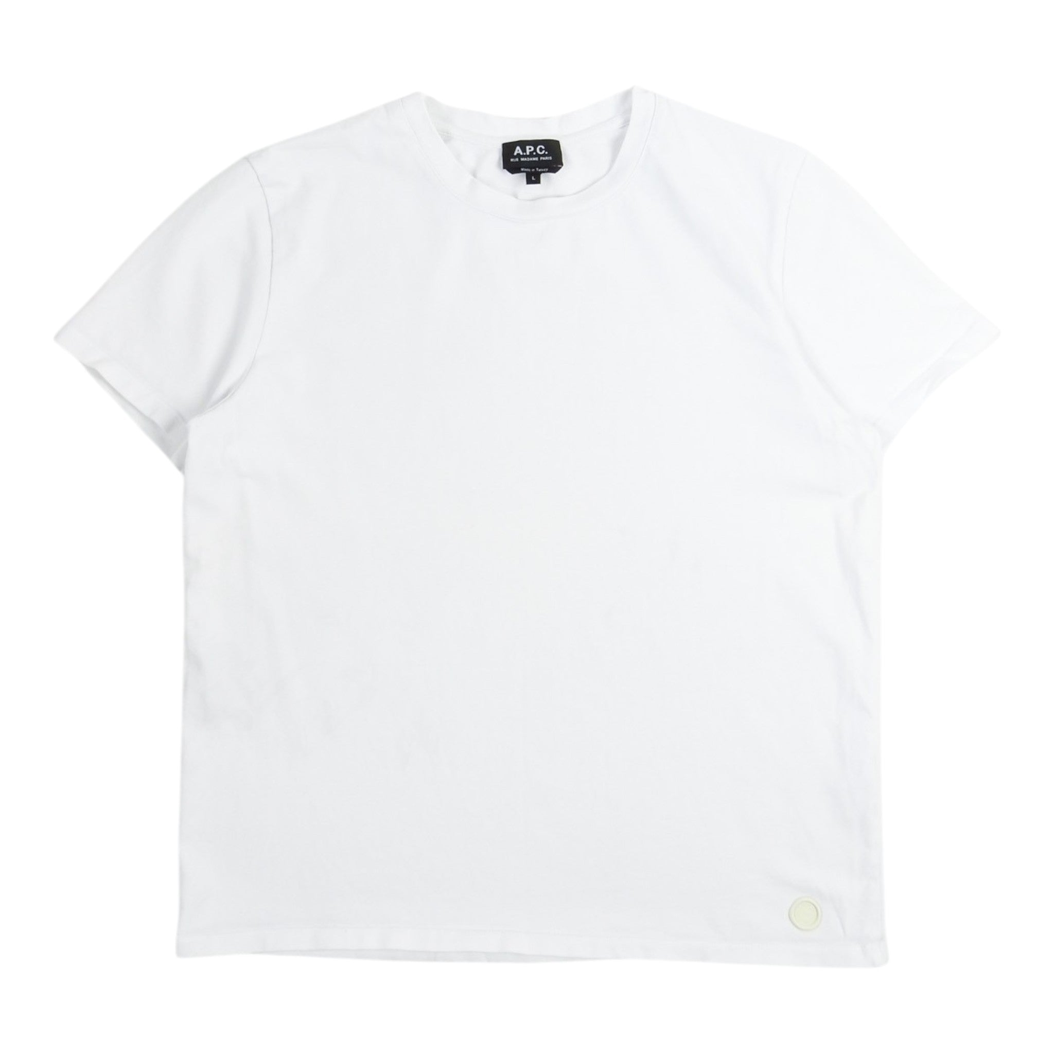 APC White T-Shirt Size Large