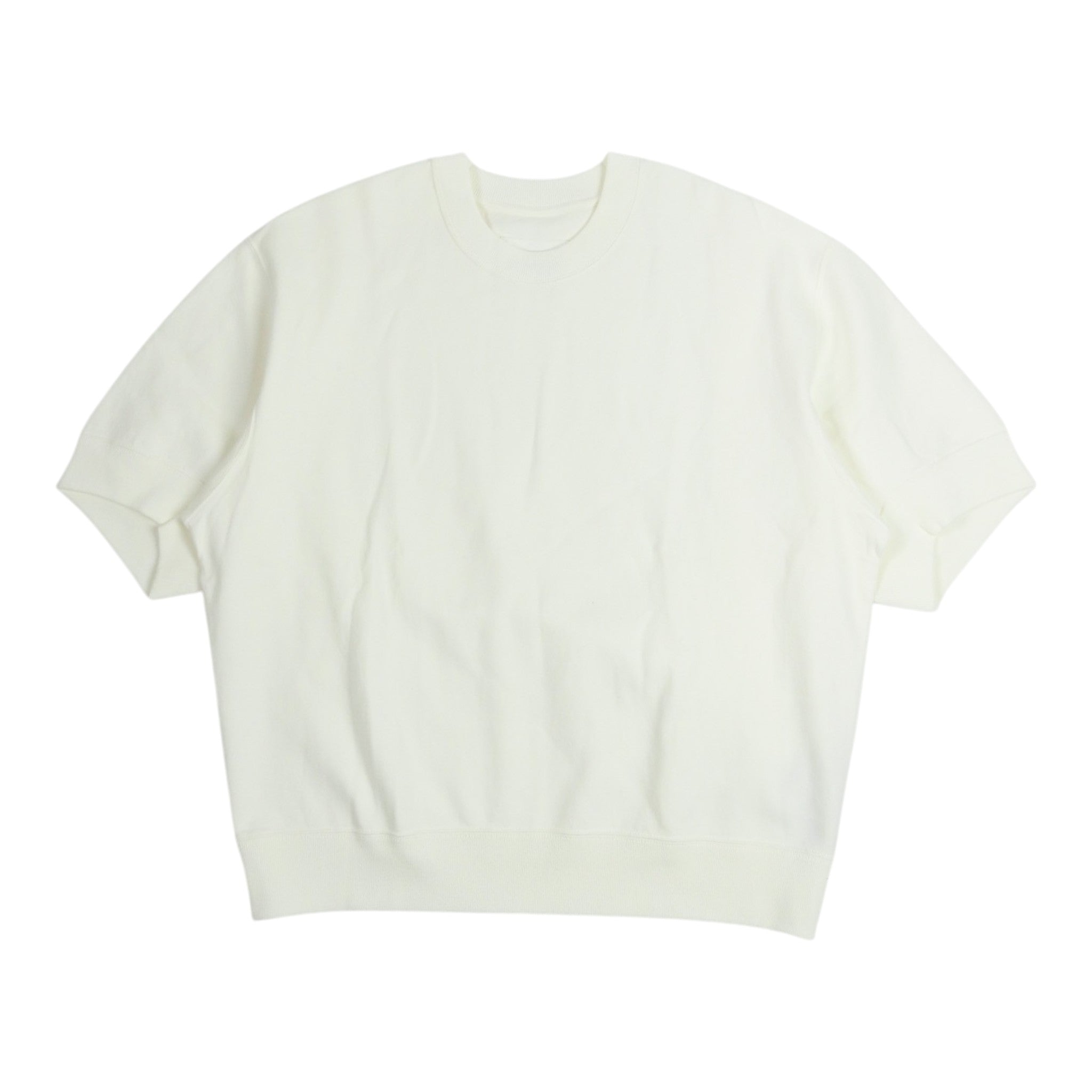 Jil Sander White SS Crewneck Sweatshirt Size Medium