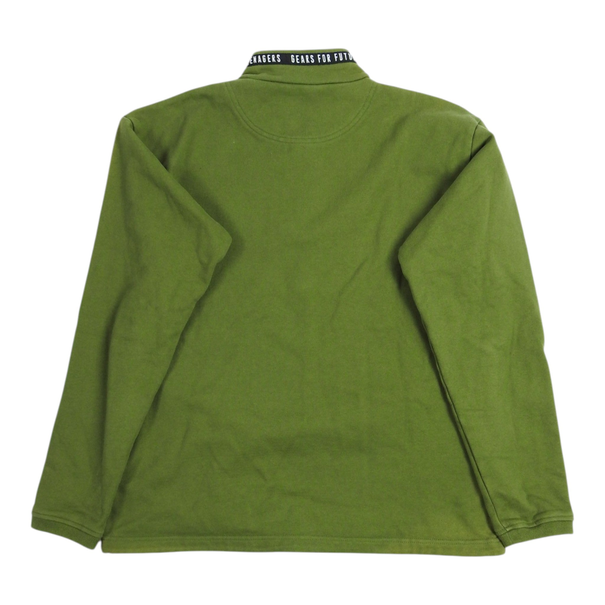 Human Made Button Up Polo Sweatshirt Size Medium