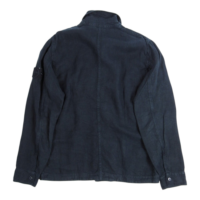 Stone Island Linen Overshirt Size Large