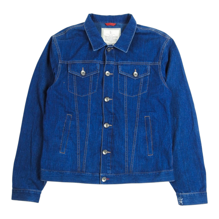 Brunello Cucinelli Denim Trucker Overshirt Size 56