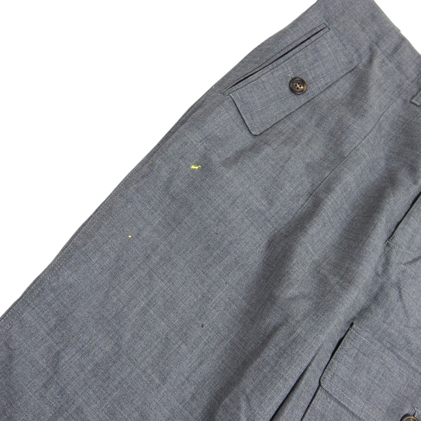 Brunello Cucinelli Wool Button Cargos Size 52