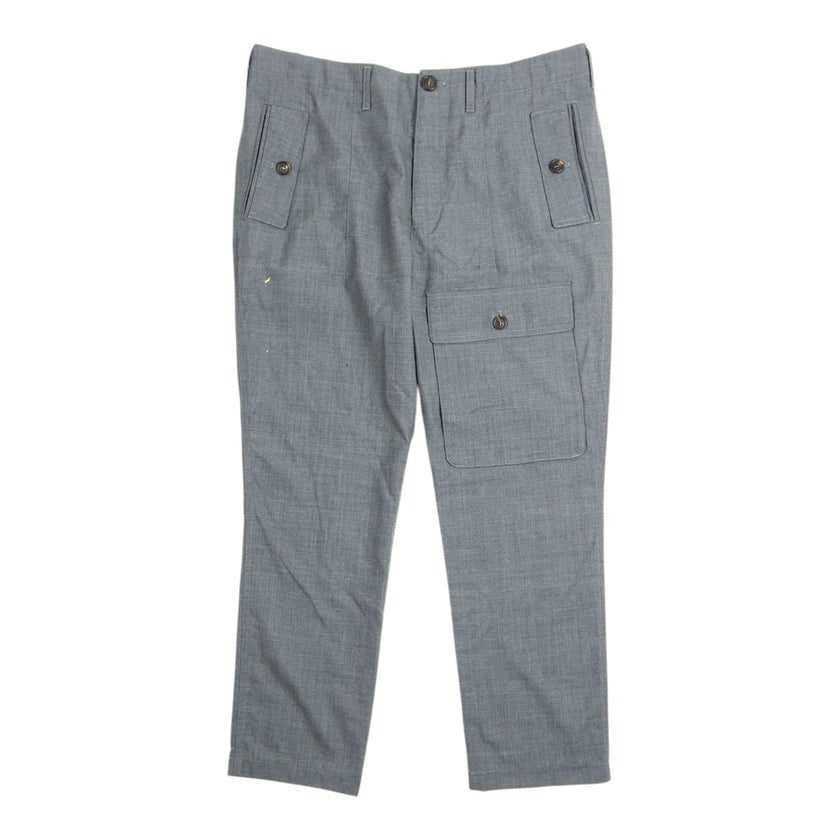 Brunello Cucinelli Wool Button Cargos Size 52