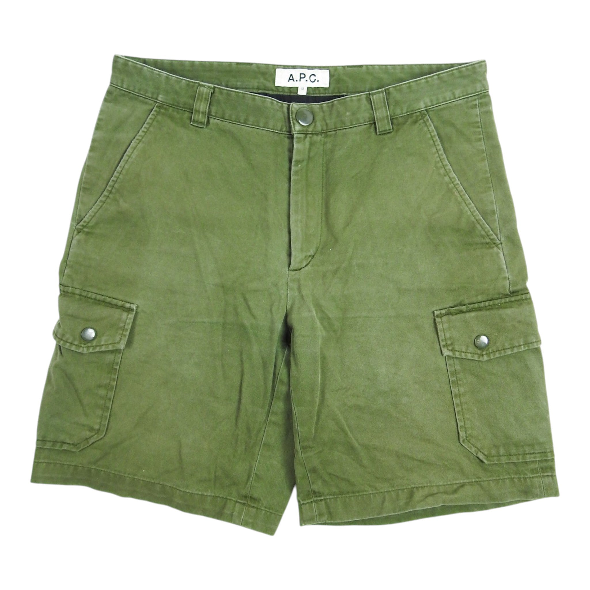 A.P.C. Olive Green Shorts Size Medium