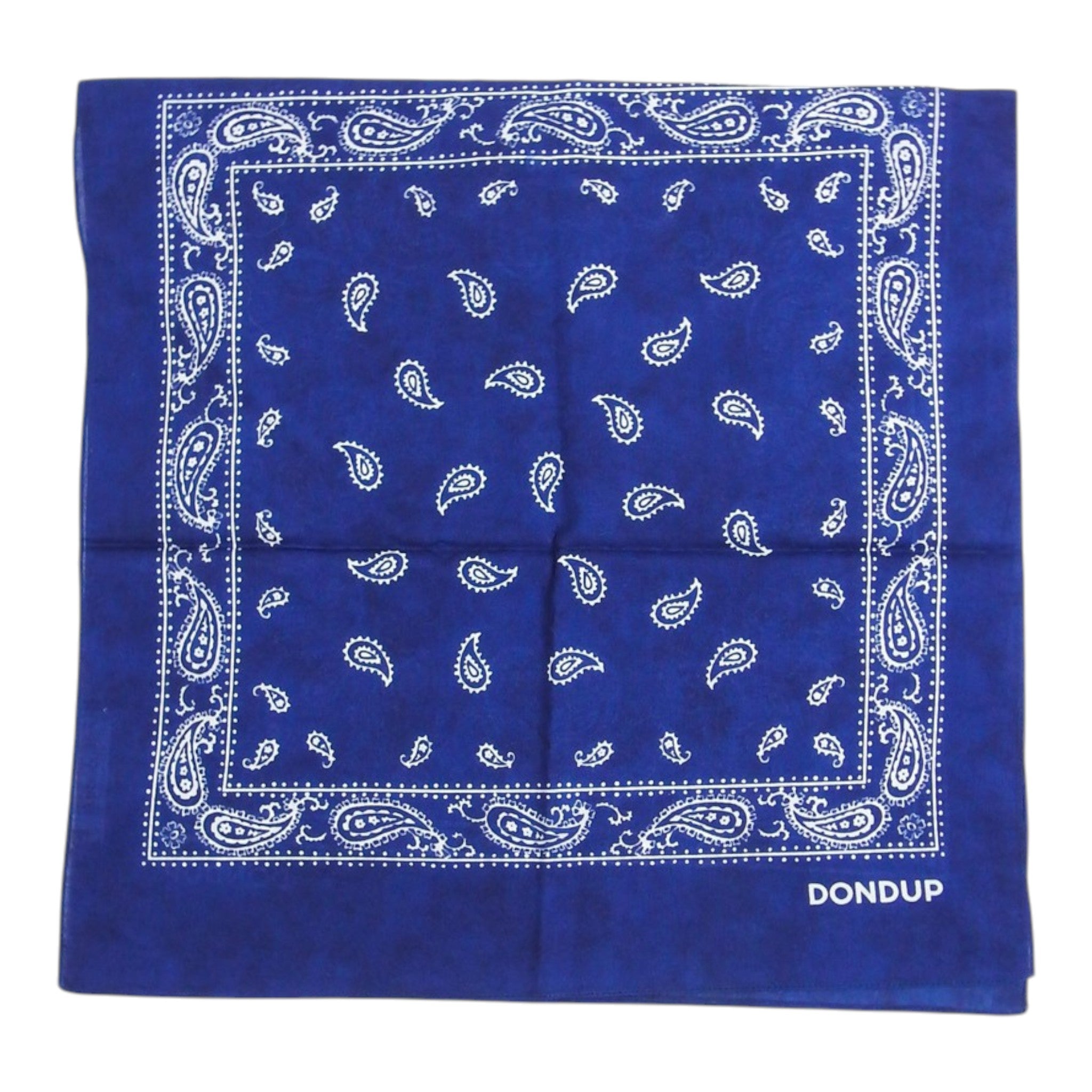 Dondup Navy Bandana Scarf