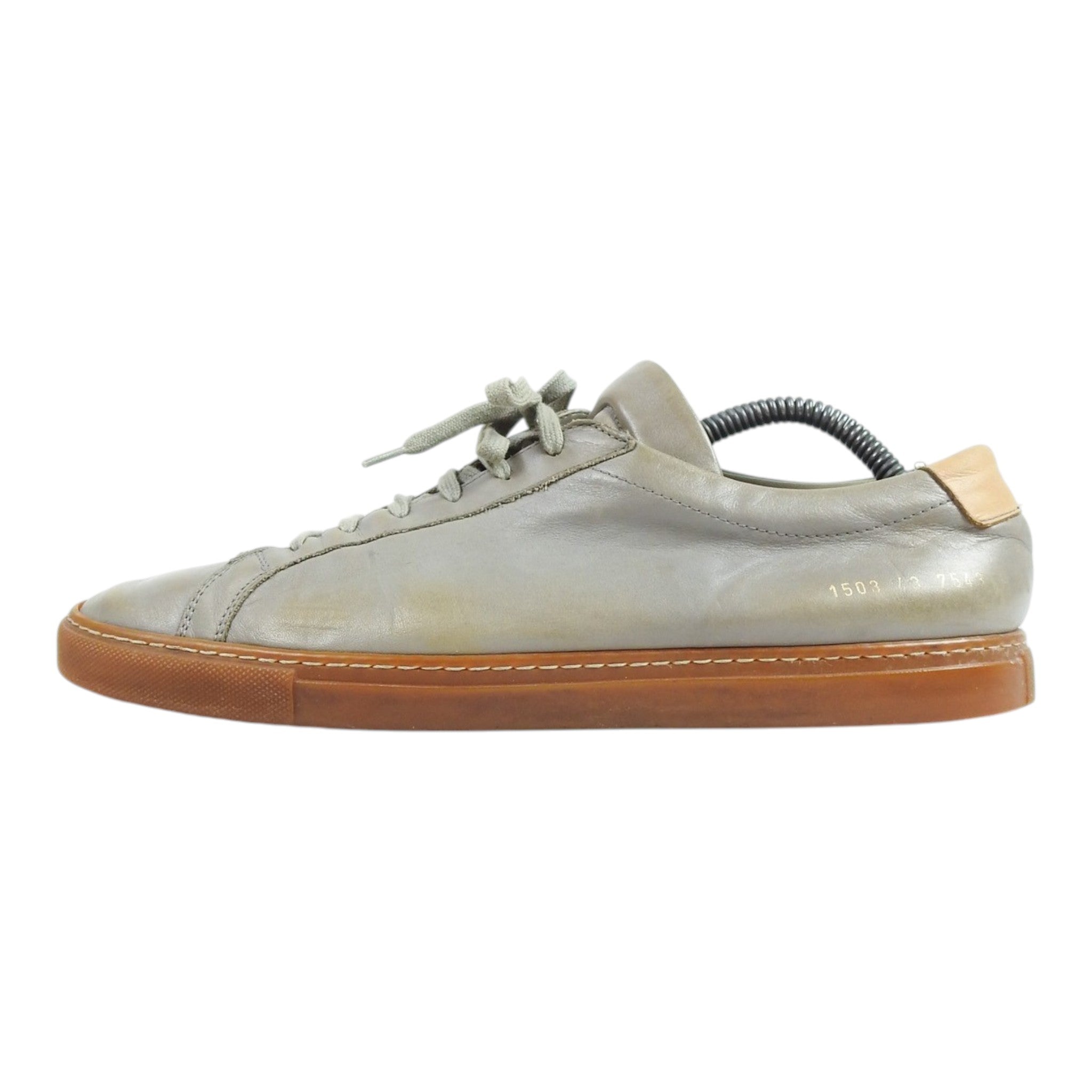 Common Projects Grey Leather Sneaker Size 43