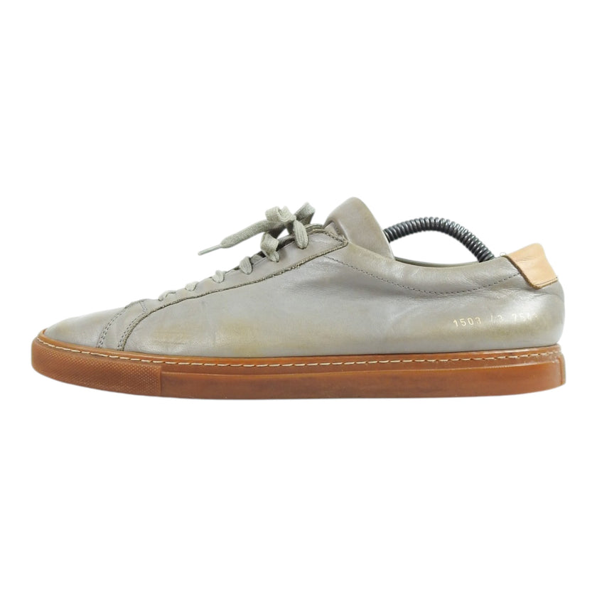 Common Projects Grey Leather Sneaker Size 43