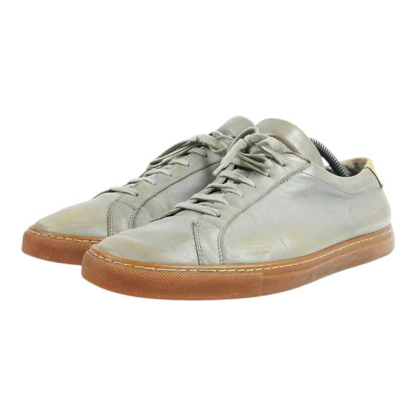 Common Projects Grey Leather Sneaker Size 43