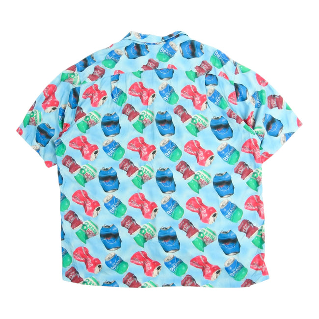 Brain Dead Pop Can Camp Shirt Size XL