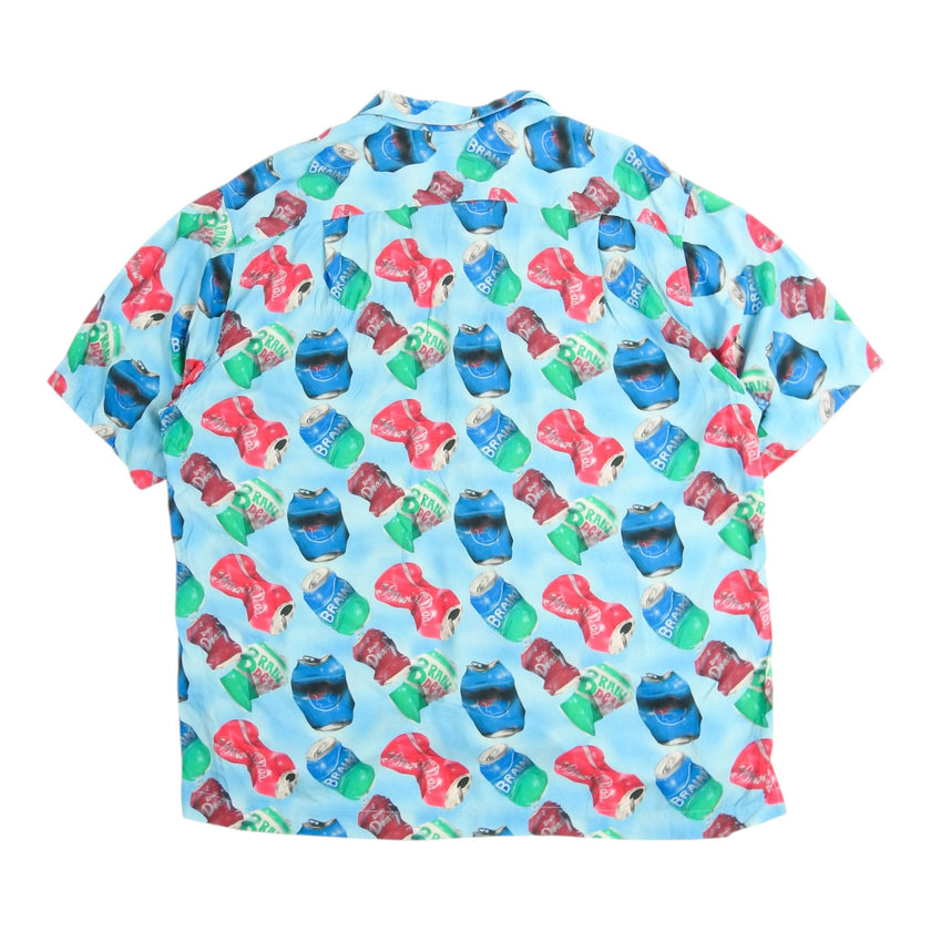 Brain Dead Pop Can Camp Shirt Size XL