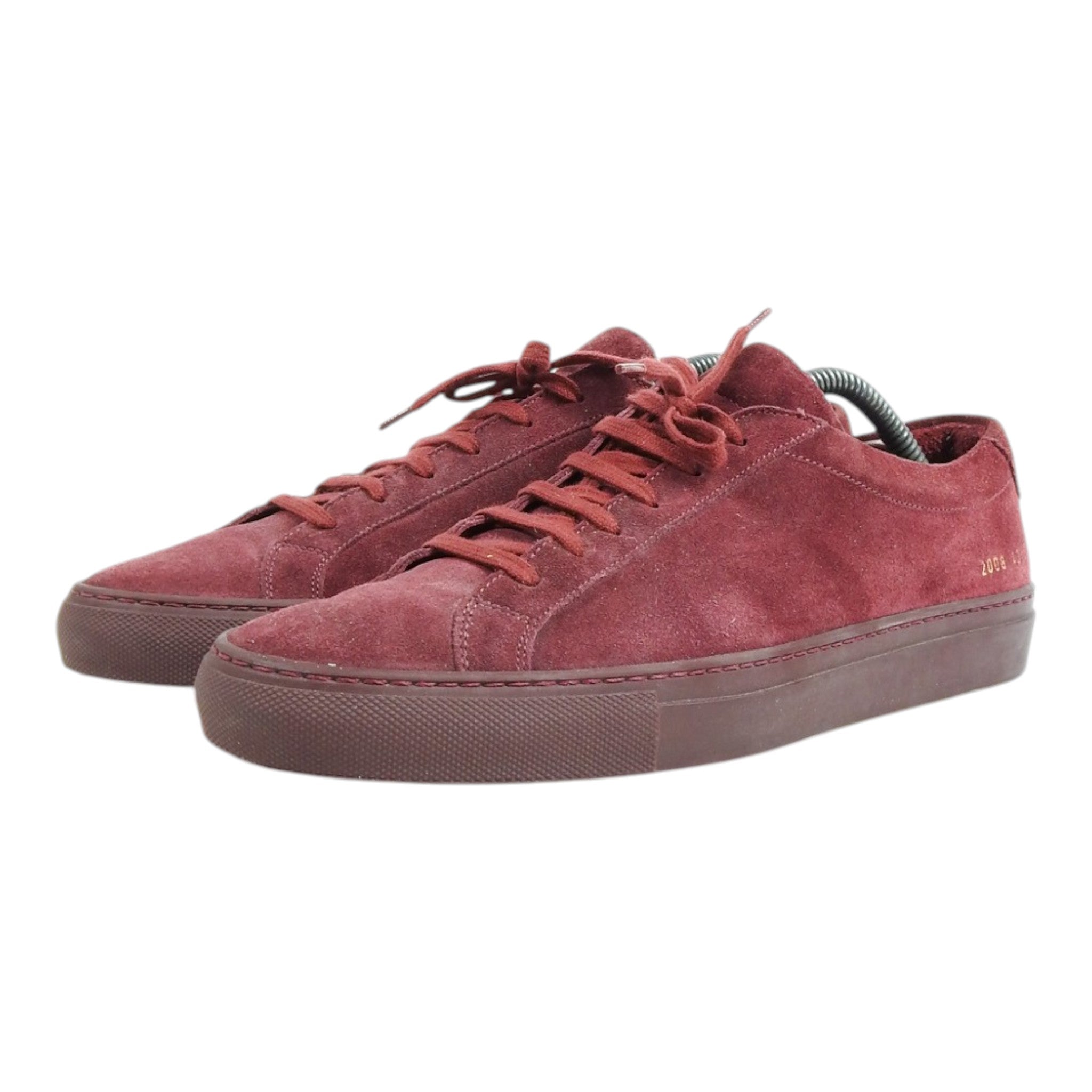 Common Projects Burgundy Suede Sneaker Size 43