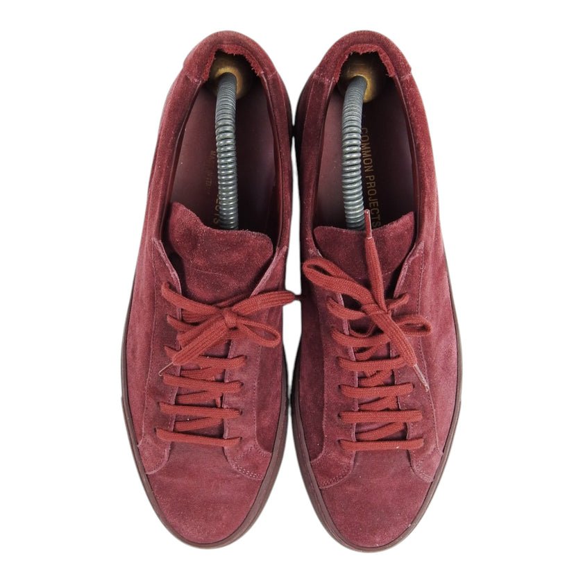 Common Projects Burgundy Suede Sneaker Size 43