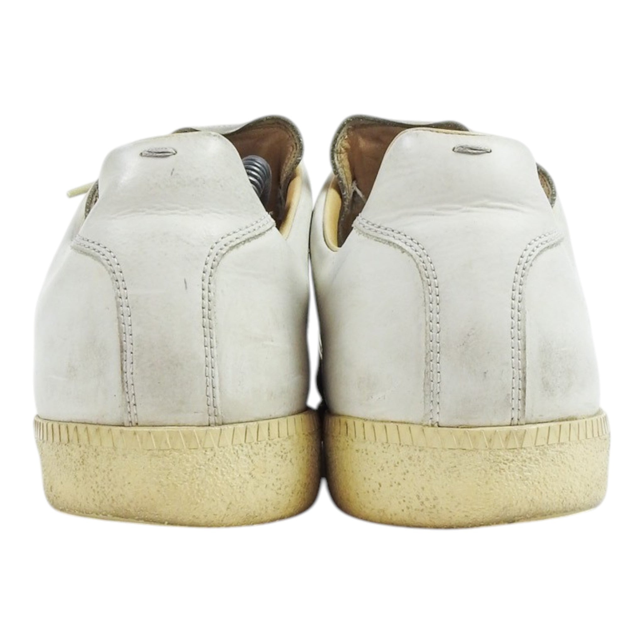Maison Margiela White Leather Sneakers Size 43