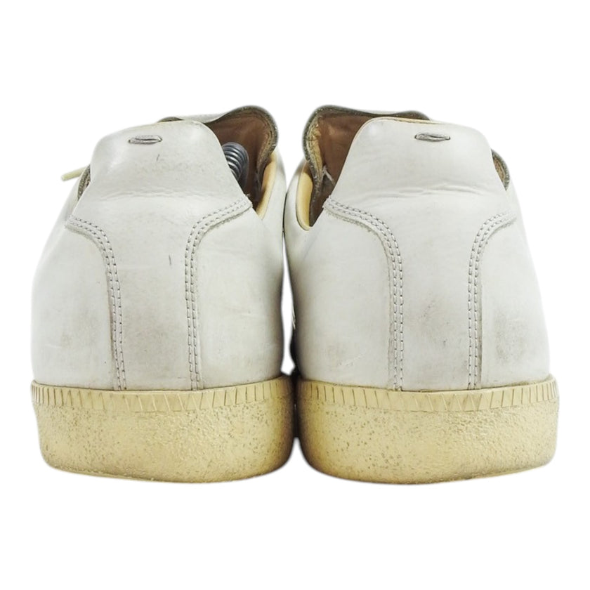Maison Margiela White Leather Sneakers Size 43