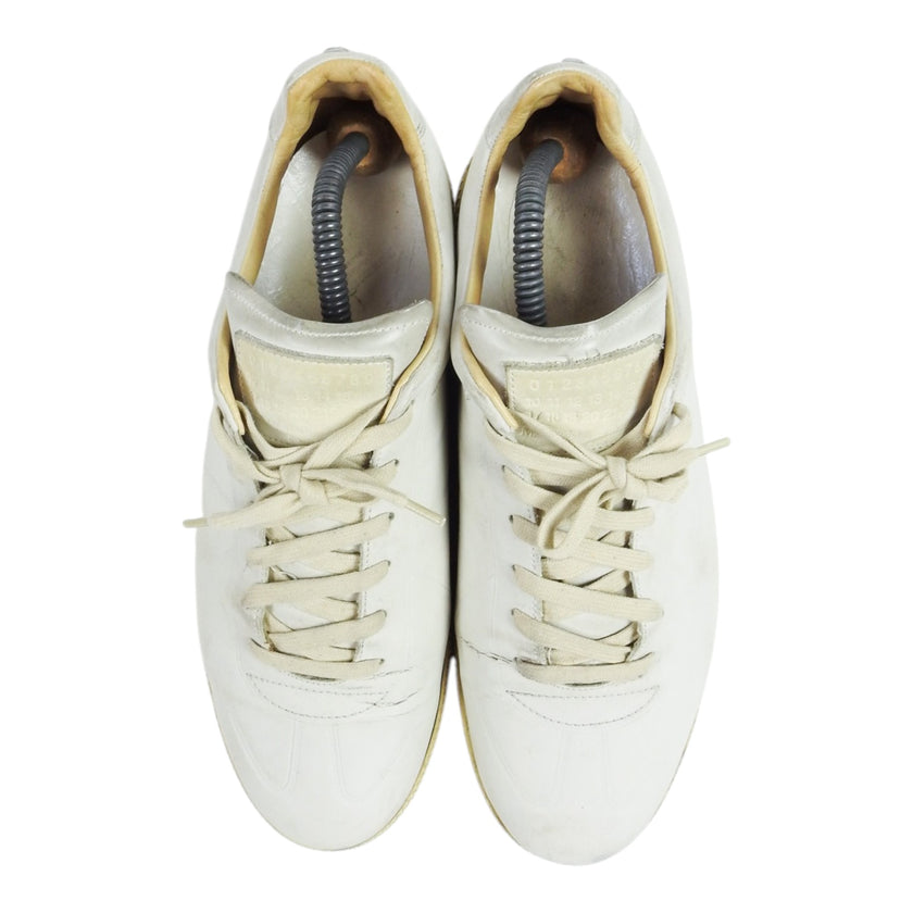 Maison Margiela White Leather Sneakers Size 43