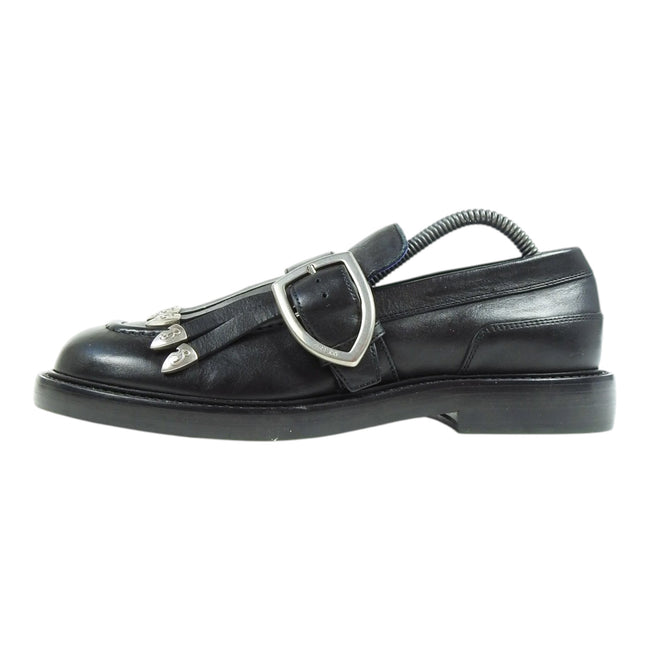Burberry Leather Fringe Loafer Size 41