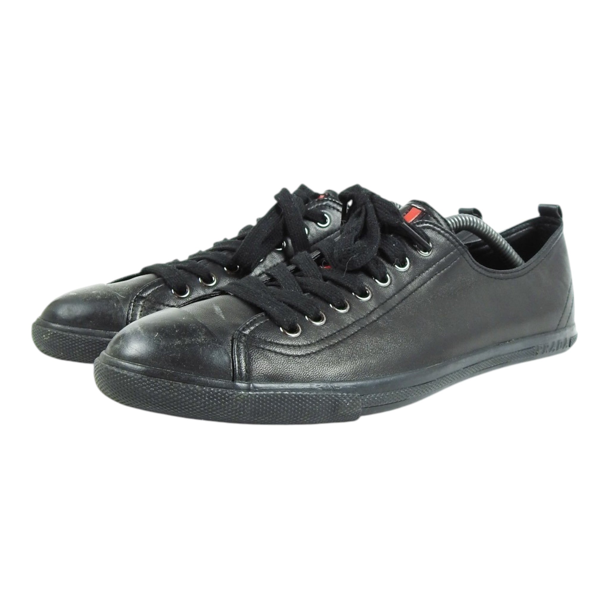 Prada Low Top Leather Sneakers Size 11