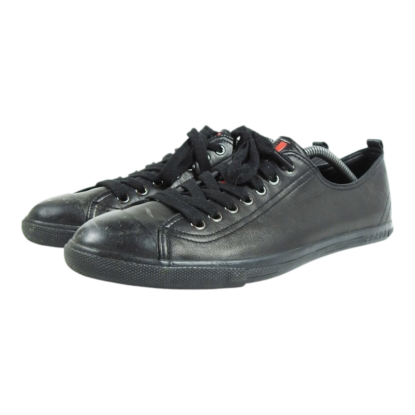 Prada Low Top Leather Sneakers Size 11