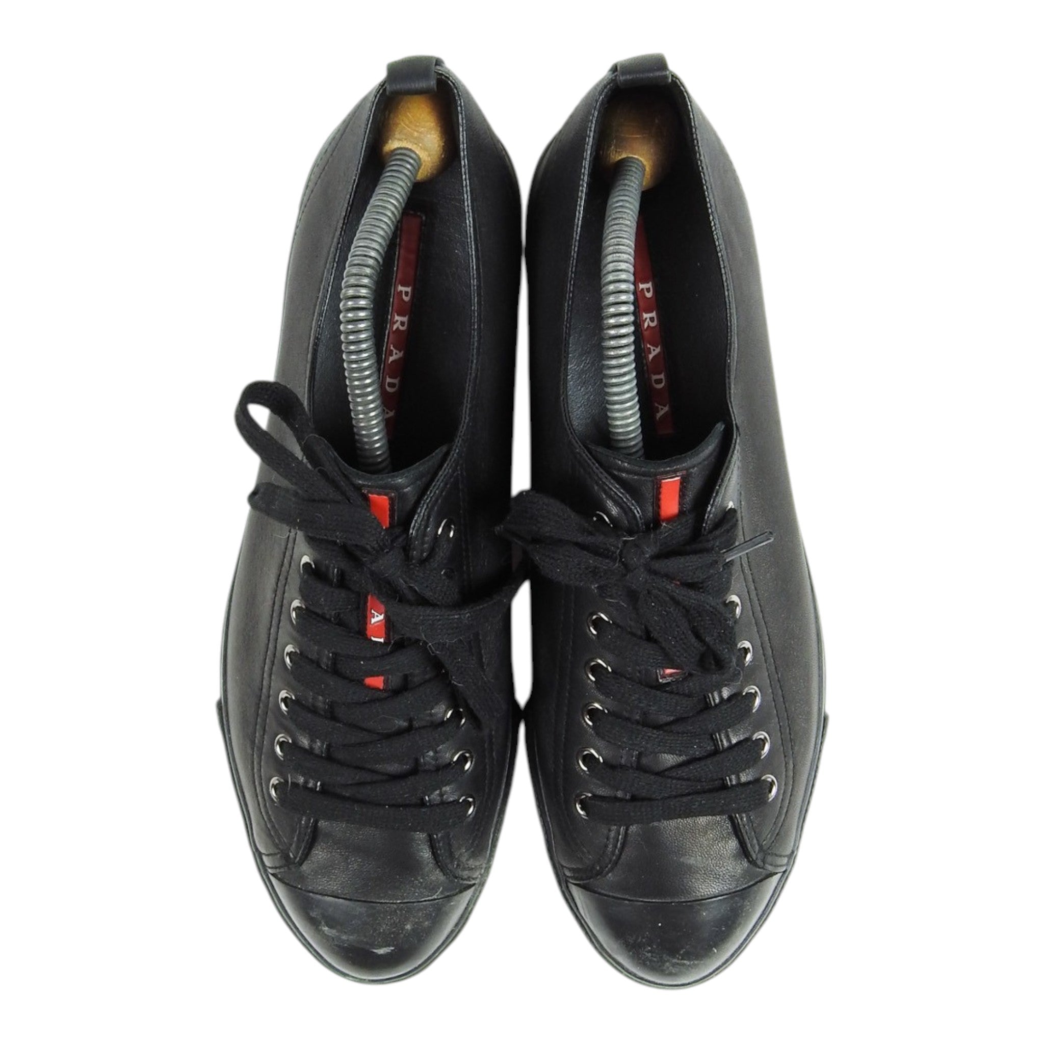 Prada Low Top Leather Sneakers Size 11