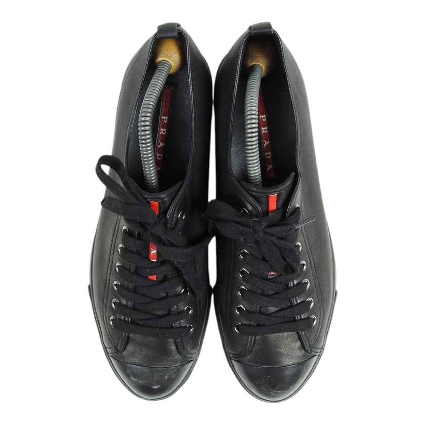 Prada Low Top Leather Sneakers Size 11