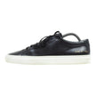 Common Projects Black Low Top Leather w/ White Sole Sneaker Size 41