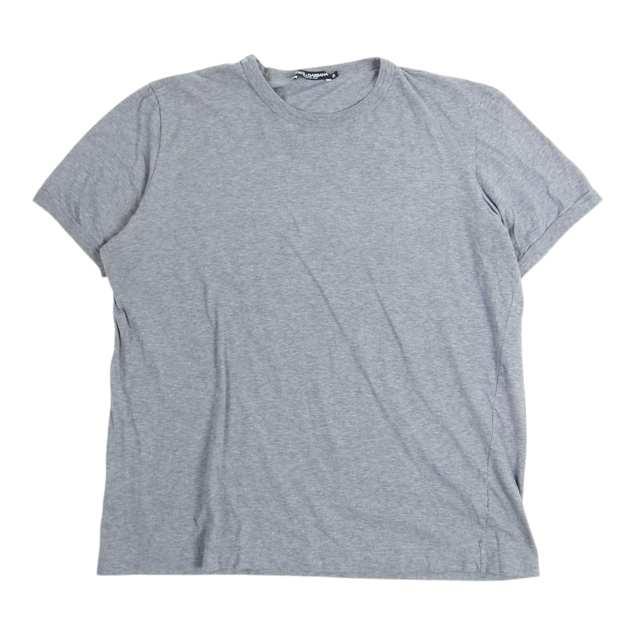 Dolce & Gabbana Heather Grey Crewneck T-Shirt Size 56