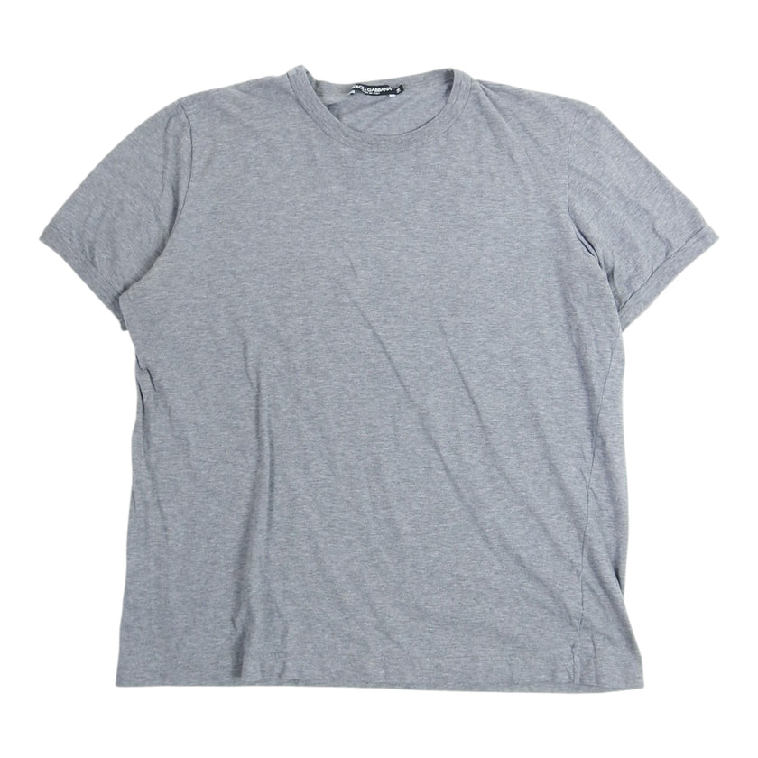 Dolce & Gabbana Heather Grey Crewneck T-Shirt Size 56