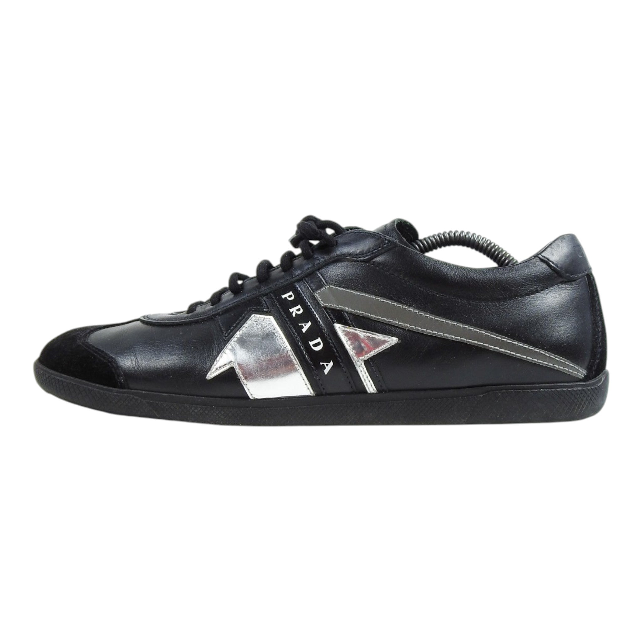Prada Silver Arrow Sneakers Size 11