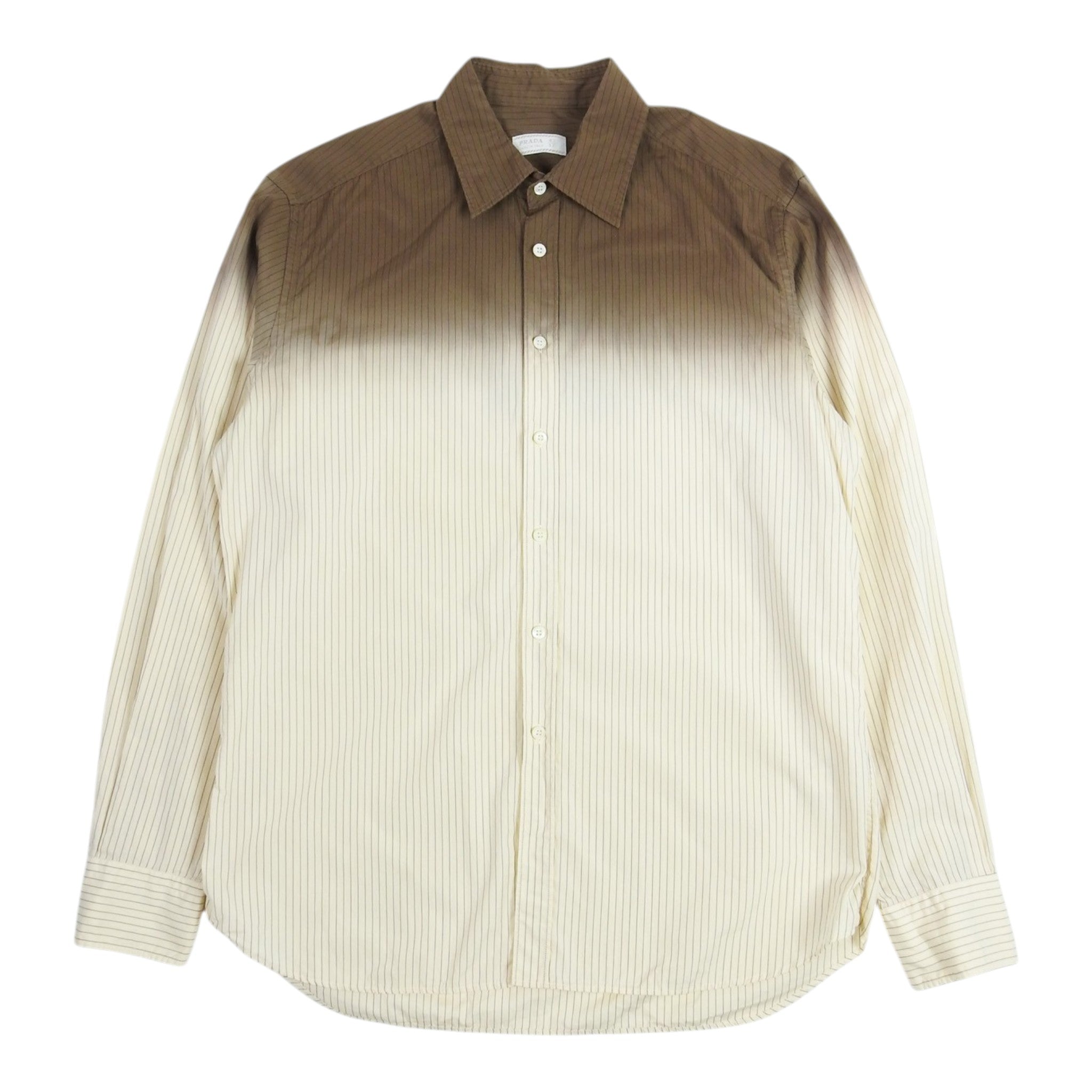 Prada Ombre Pinstripe Shirt Size 43