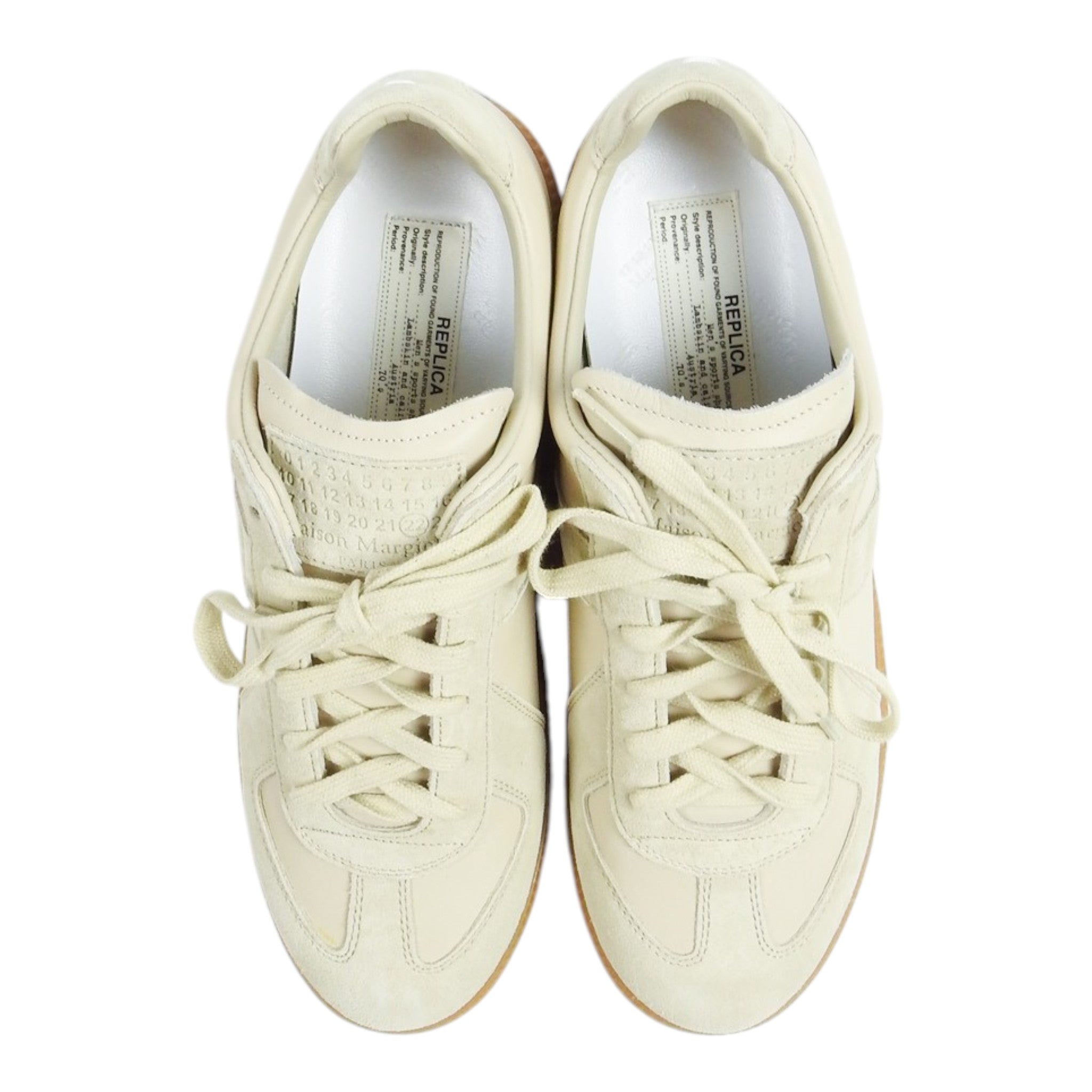 Maison Margiela Angora Suede Low Top Sneakers Size 40