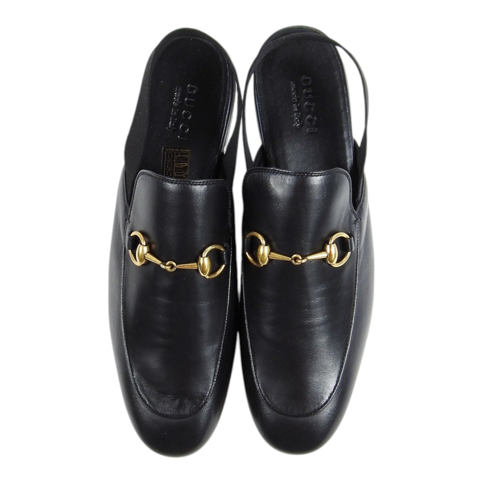 Gucci Princetown Slingback Mules Size 11