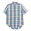 Comme Des Garcons SHIRT Plaid SS Shirt w/ Matching Tie Size Medium