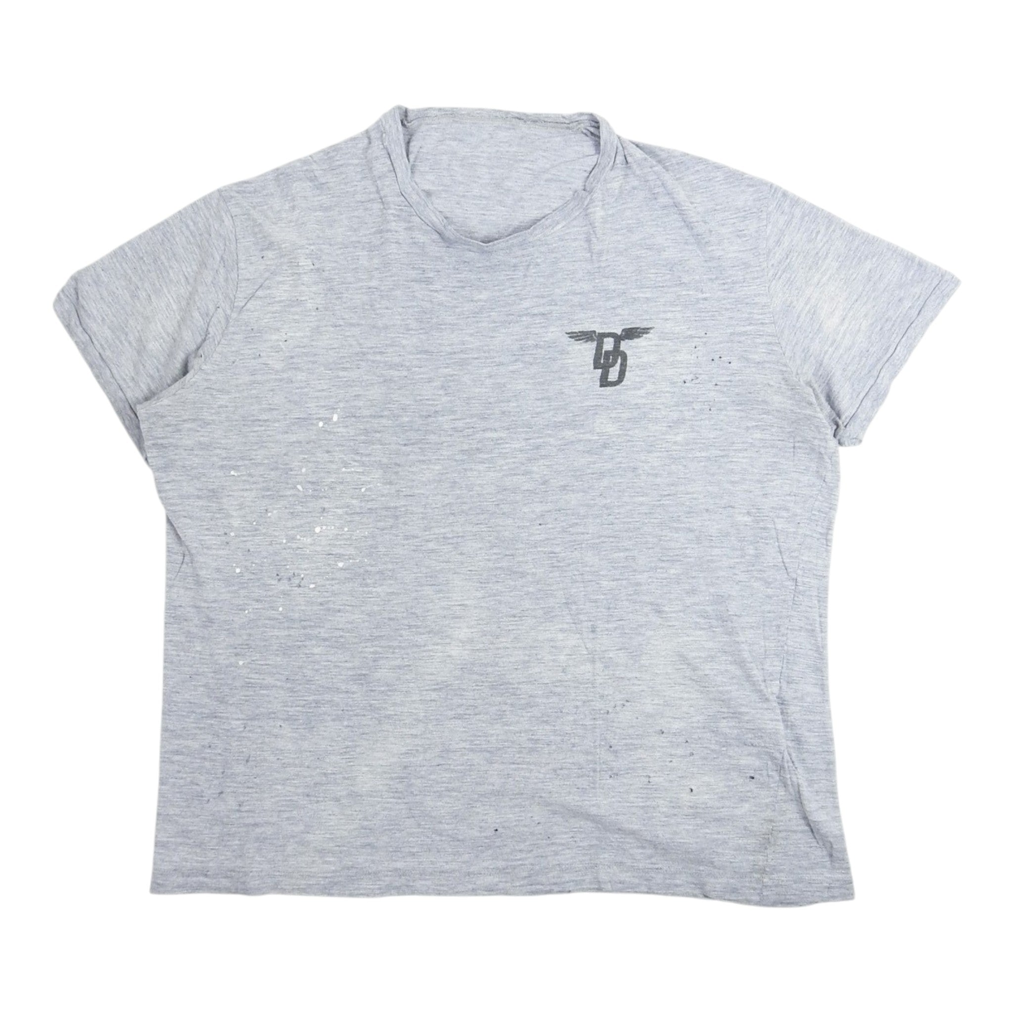 DSquared Distressed Grey T-Shirt Size 3XL