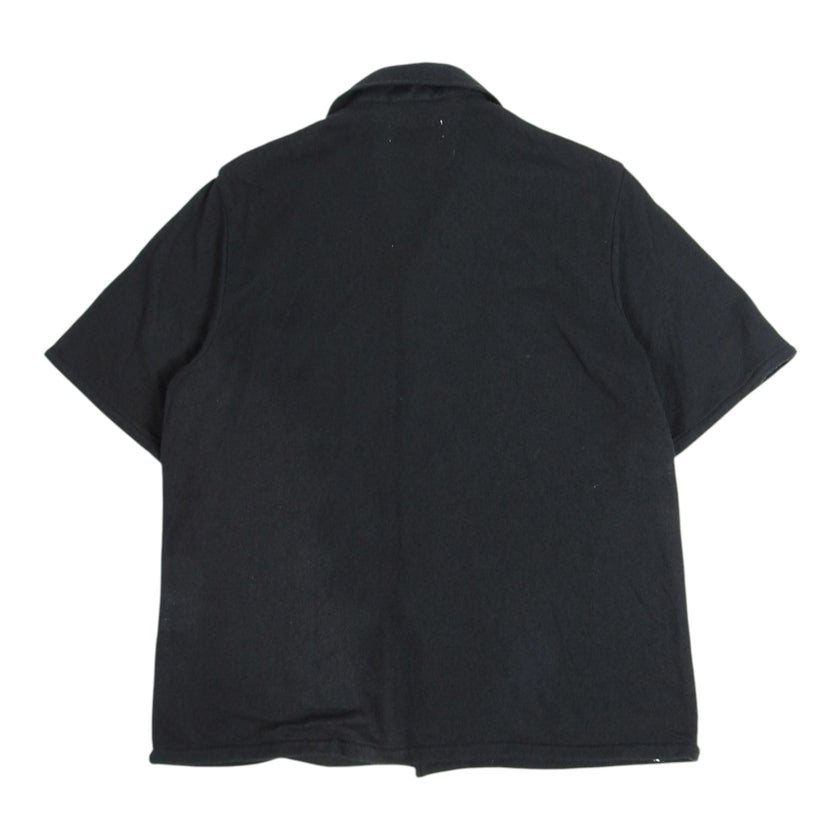 Our Legacy Black Terrycloth Camp Shirt Size 50