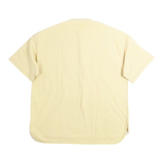 Jil Sander Beige Curved Hem T-Shirt Size Medium
