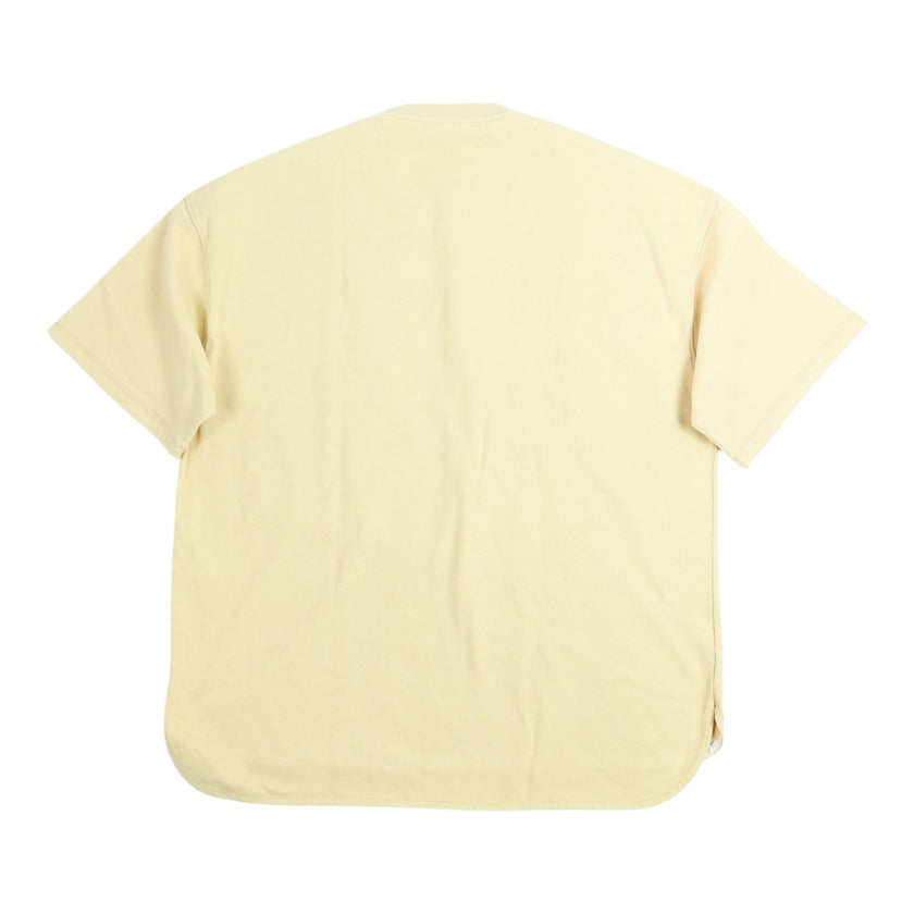 Jil Sander Beige Curved Hem T-Shirt Size Medium