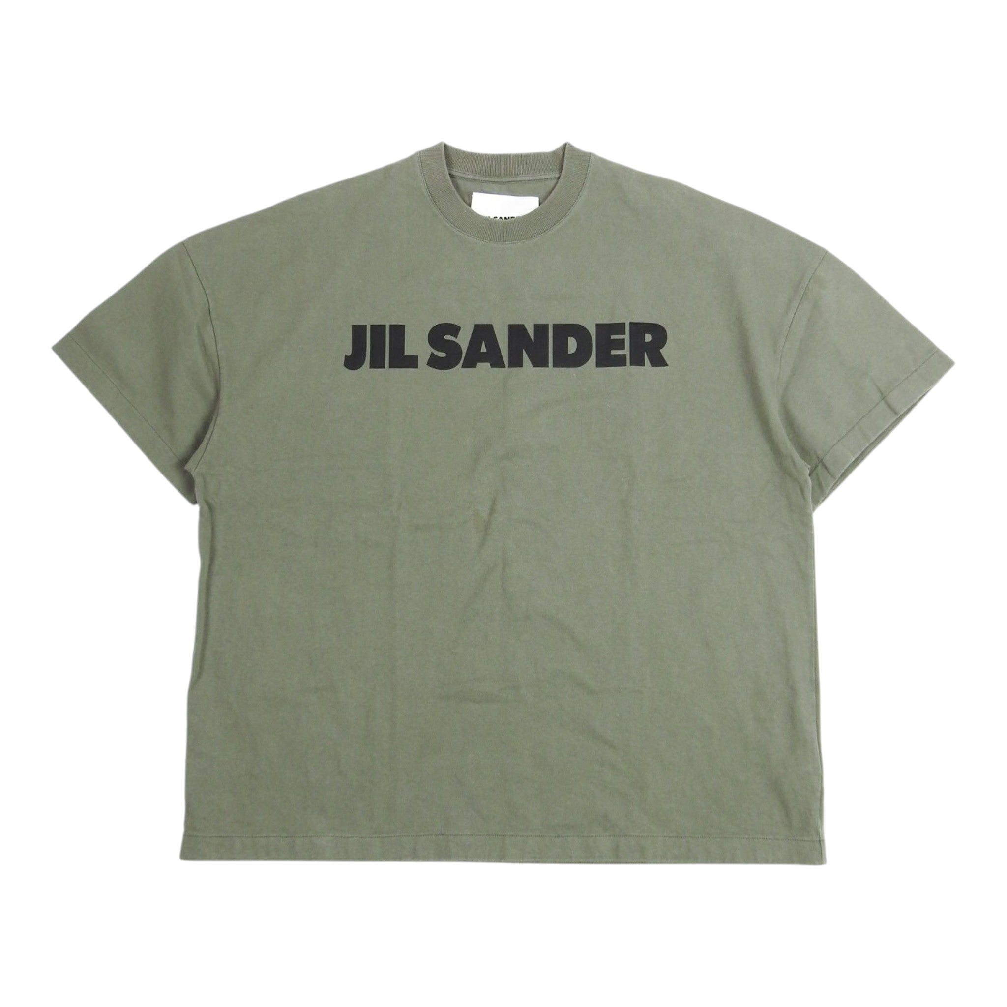 Jil Sander Green Logo T-Shirt Size Medium