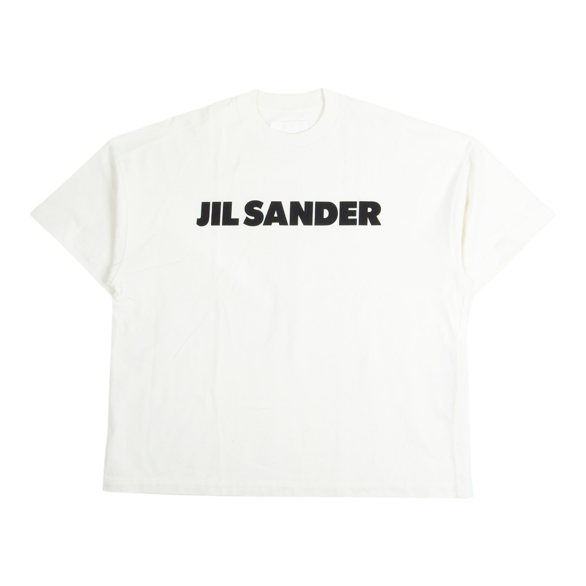 Jil Sander White Logo T-Shirt Size Medium