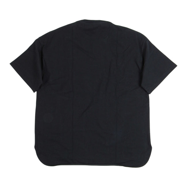 Jil Sander Black Curved Hem T-Shirt Size Medium