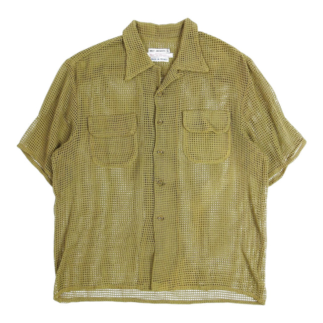 Brut Archives Mesh Camp Shirt Size 44