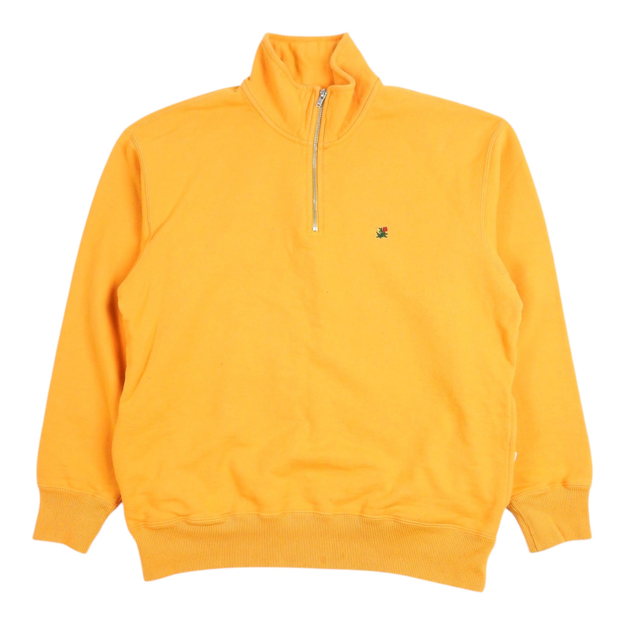 Aime Leon Dore Orange 1/4 Zip Sweater Size Large