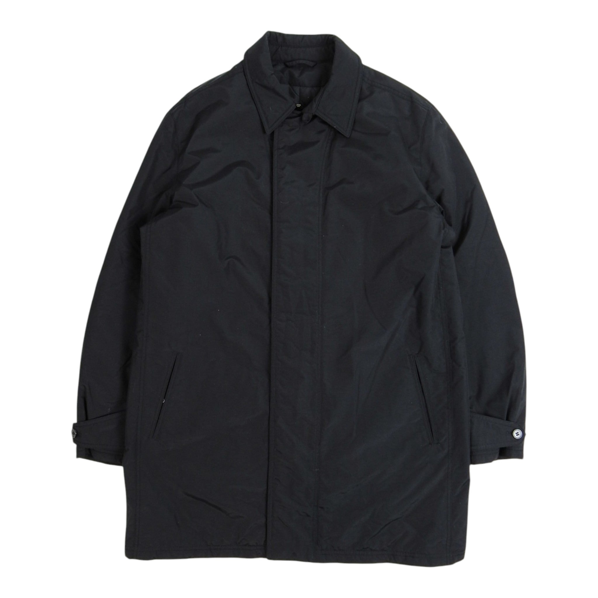 Z Zegna Black Parka w/ Removable Hood Size XL