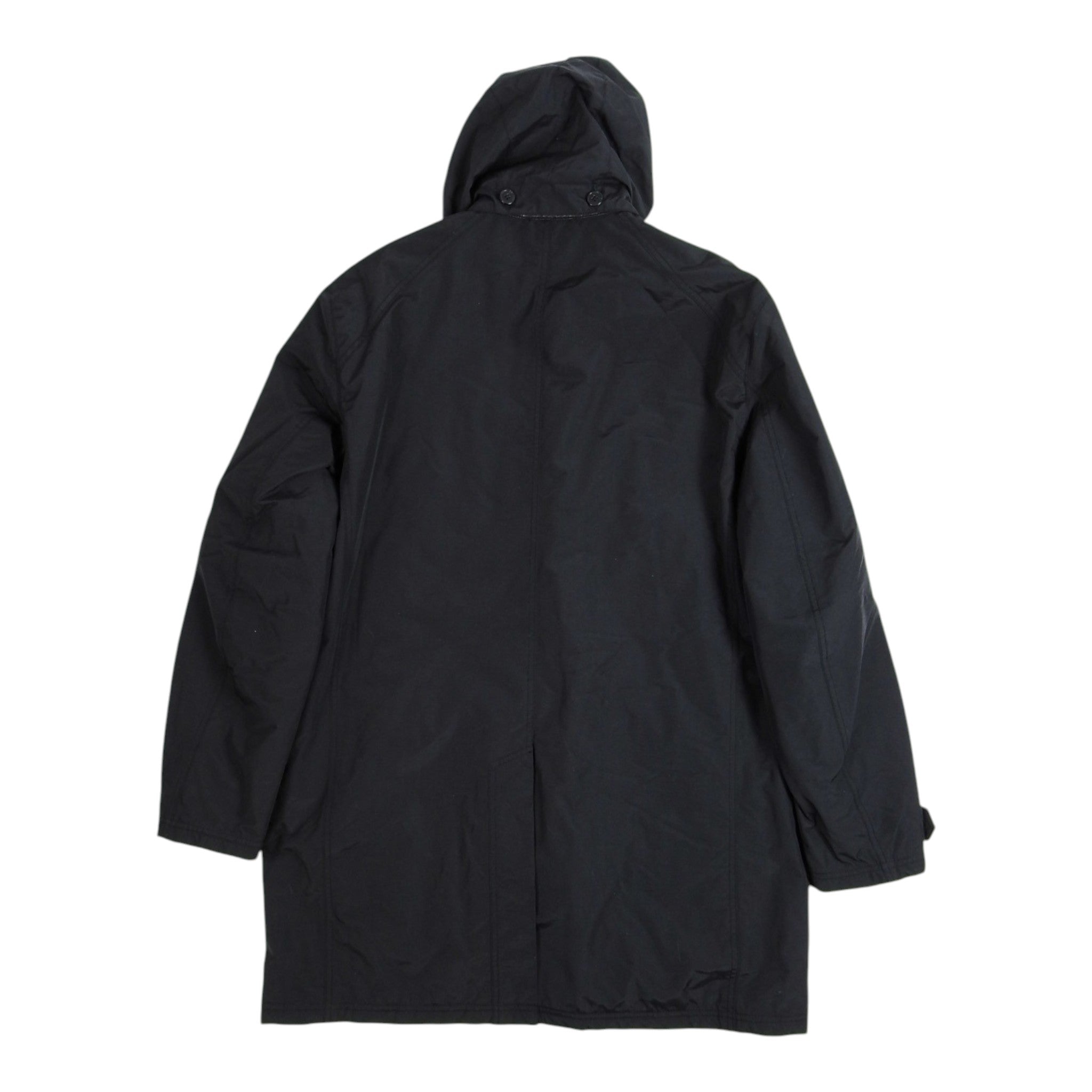 Z Zegna Black Parka w/ Removable Hood Size XL