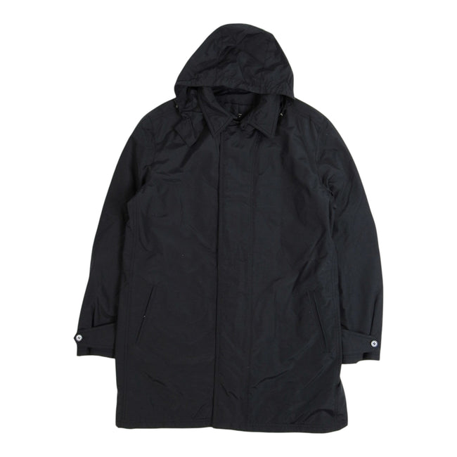 Z Zegna Black Parka w/ Removable Hood Size XL