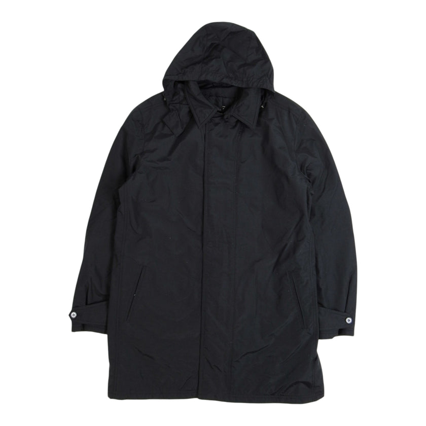 Z Zegna Black Parka w/ Removable Hood Size XL