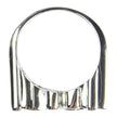 BAPE Bamboo Font Silver Necklace + Ring Set