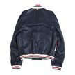 Thom Browne Leather Varsity Jacket Size 3