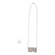 BAPE Bamboo Font Silver Necklace + Ring Set